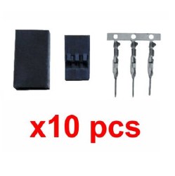 Female Servo Ends (10 pcs)