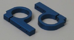 Tailboom Servo Mount Set Aluminum Blue