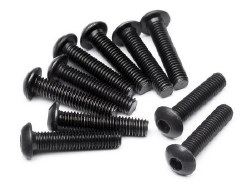 Button Head Screw M3X14mm (Hex Socket/10pcs)