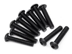 Button Head Screw M3X16mm (Hex Socket/10pcs)