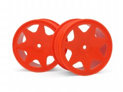 Ultra 7 Wheels, Orange, 30mm (2pcs)
