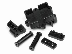 Steering Servo Mounts & Transponder Support, Trophy Buggy 3.5