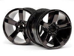 Bullet MT Wheels, Black Chrome (Pair)