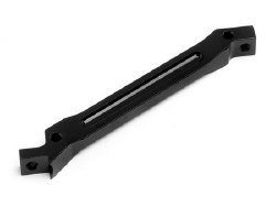 Aluminum Front Chassis Brace, Trophy 3.5/4.6 Series (Black) (Opt)