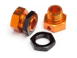 6.7mm Hex Wheel Adapter, Trophy Buggy (Orange/Black)