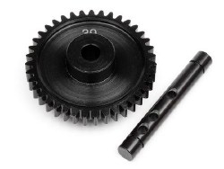 High Speed Idler Gear (39T), and Shaft Set, Savage XL