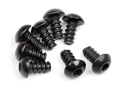 TP Button Head Screw, M3X6mm (Hex Socket), Vorza Flux (8pcs)