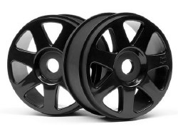 V7 1/8 Wheel, Black, 42X83mm (2pcs)