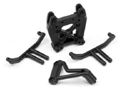 Shock Tower/Body Mount/Roll Bar Set, Savage XS