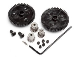 Spur Gear Set (2pcs) & Pinion Gear Set (3pcs), Recon