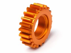 Threaded Pinion, 22 Tooth x12mm (1M), Orange, Nitro 3