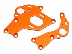 Motor Mount Set, Left/Right (Orange), Sprint 2