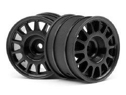 WR8 Rally Off-Road Wheel, Black, 48X33mm, (2pcs)