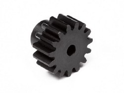 Pinion Gear, 15 Tooth, Shaft is 1M, 3.175mm, for the WR8