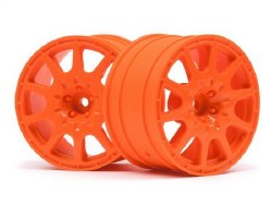 HPI WR8 Method Rallycross Wheel 35mm Orange (2Pcs)