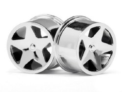 Q32 Super Star Wheel Set, Front and Rear, Chrome, 18X10/18X14, (4pcs)