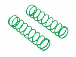 Spring, 13X69X1.1mm, 10 Coils, Green, Spring Rate, Red