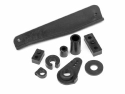 Throttle Servo Saver, and Spacer Mount Set, Savage XL Flux