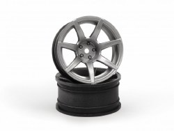 7Twenty Style55 Wheel Gunmetal (9mm/2pcs), for 1/10 Touring Cars