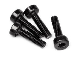 Wide Cap Head Torx Screw, M5X20mm, (4pcs)