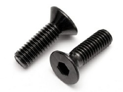 Flat Head Screw, M6X20mm, (2pcs)