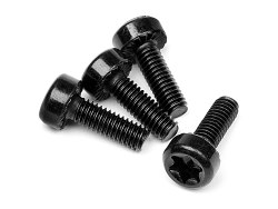 Wide Cap Head Torx Screw, M4X12mm, (4pcs)