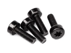 Wide Cap Head Torx Screw, M5X16mm, (4pcs)