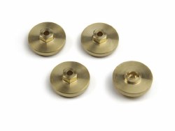 "HPI 7mm Hex Hub weight Set +4mm (Brass/4pcs), Fits Venture18"