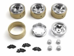 "HPI CL-6 Aluminum Wheel 1.2in (Silver/4pcs), Fits Venture18 CC"