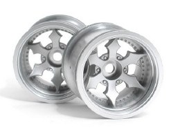 Spike Truck Wheel, Matte Chrome, (2pcs), N MT 2/N MT/E MT