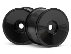 Dish Wheel, Black, 83X56mm, (2pcs), Savage/Hellfire