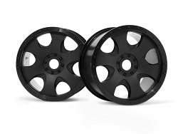 Warlock Wheel, Black, 83X56mm, (2pcs), Savage X