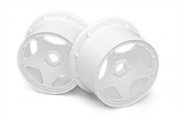 Super Star Wheel, White, 120X75mm, (2pcs), Baja 5B
