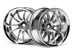 Work XSA 02C Wheel, 26mm-9mm OffSet, Chrome