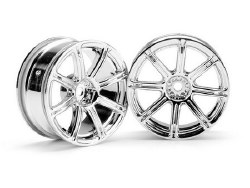 Work Emotion XC8 Wheel, 26mm, Chrome, 3mm Offset