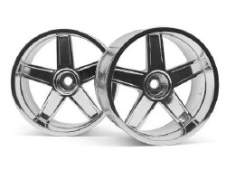 LP32 Wheel, MF Type, 6mm Offset, Chrome, (2pcs)