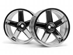 LP35 Wheel, MF Type, Chrome, 9mm Offset, (2pcs)