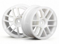 Split 6 Wheel, 26mm, White