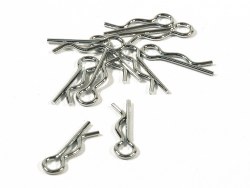 Body Pin, 6mm, Silver/Medium, (20pcs)