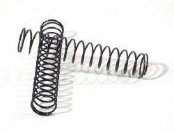 Spring, 14X80X1.1, 16 Coils, Black, (2pcs), Wheely/Crawler King