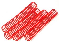 Red Shock Spring, 14.5X117X1.2, 25 Coils, (4pcs)