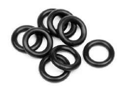 O Ring, 6X9.5X1.9mm, (8pcs), Black