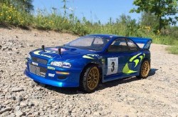 Subaru Impreza WRC '98 Body, Clear, 200mm