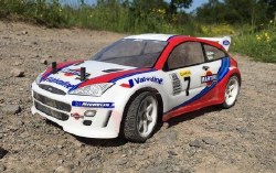 Ford Focus WRC Body, Clear, 200mm