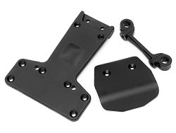 Skid Plate/Rear Chassis Set, E-Firestorm