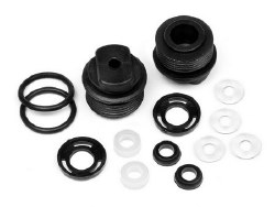 Shock Bottom Cap Set, Assembled, (2pcs), Savage X