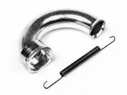 Silver Exhaust Header for Savage XL