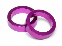 Spacer, 12X16X4mm, Purple, (2pcs), Baja 5/Spur Gear