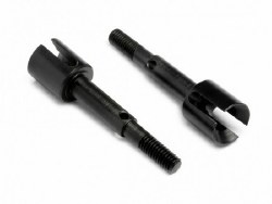 Rear Axle, 5X41mm, (2pcs), E-Firestorm/Firestorm 10T