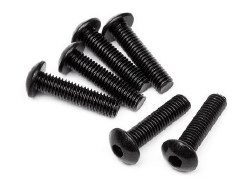 Button Head Screw, M5X20mm, Hex Socket, (6pcs)